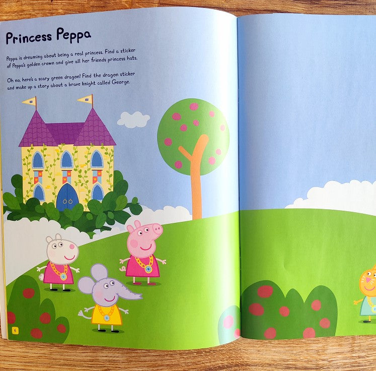 Peppa Pig Peppa DressUp Sticker Book by Ladybird Booksetgo BOOKSETGO