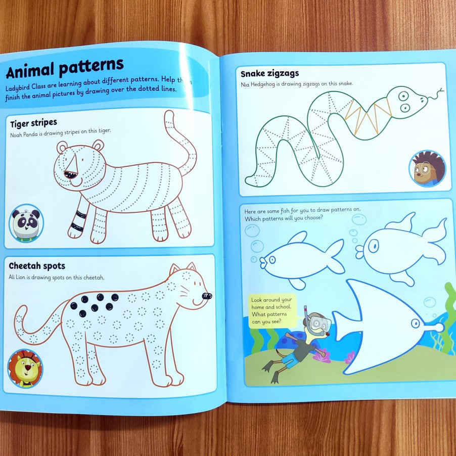 Shapes, Colours and Patterns: A Learn with Ladybird Wipe-clean Activity ...