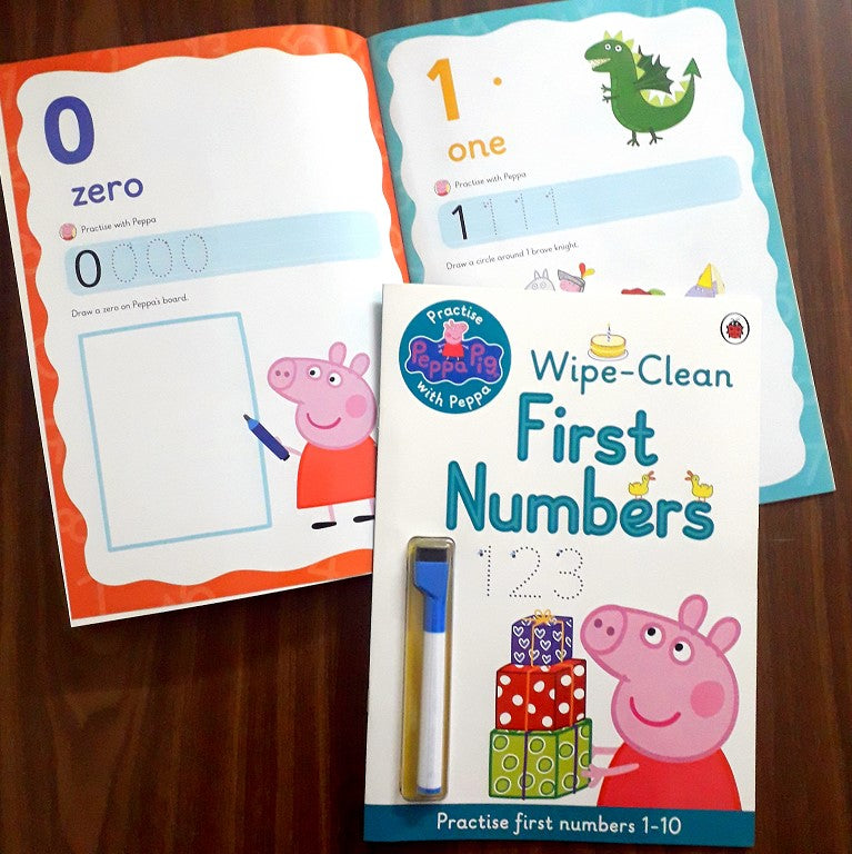 Peppa Pig: Practise with Peppa: Wipe-Clean Numbers by Ladybird ...