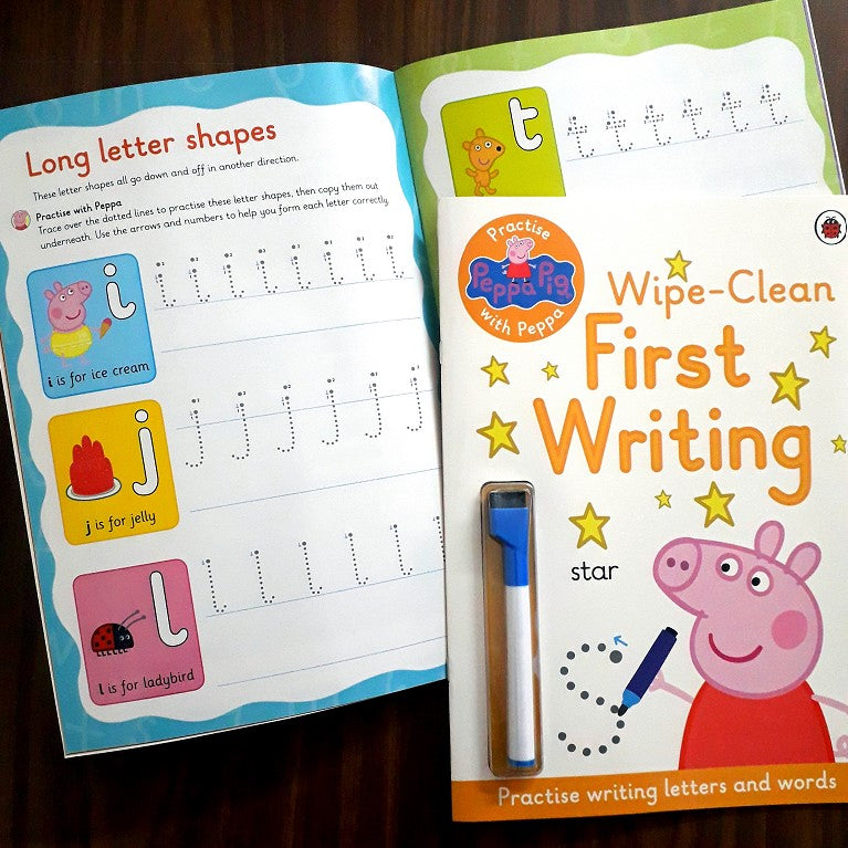 Peppa Pig: Practise with Peppa: Wipe-Clean First Writing by Ladybird ...