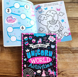 Unicorn World Activities - I Can Solve Activity Book for Kids Age 4- 8 Years