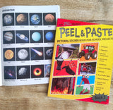 Peel and Paste Pictorial Sticker Book For School Projects (Book 3)