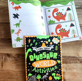 Dinosaur World Activities - I Can Solve Activity Book for Kids Age 4- 8 Years