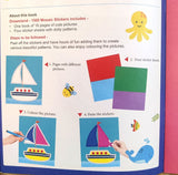 1500 Mosaic Stickers Book 4 with Colouring Fun - Sticker Book for Kids Age 4 - 8 years