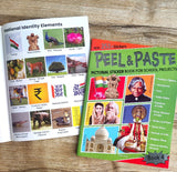 Peel and Paste Pictorial Sticker Book For School Projects (Book 4)
