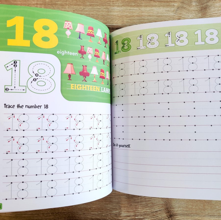 Let’s Learn Writing: Numbers 1 to 20 by Penguin Books : Booksetgo ...