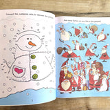 Christmas Activity Book for Kids - Fun Puzzles, Coloring, Mazes & More | Ages 4–8