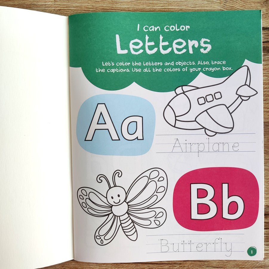 I Can Color R I Can Color: Letters, Numbers and Shapes (Penguin Early Learning Series ...