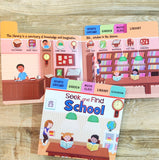 Seek And Find - School : Early Learning Board Books With Tabs