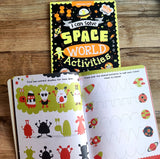 Space World Activities - I Can Solve Activity Book for Kids Age 4- 8 Years