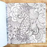 Nature Doodle Coloring Book : Tear Out Sheets Coloring Book for Children