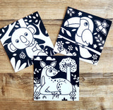 Velvet Art Set (Jungle) With 10 Free Sketch Pens