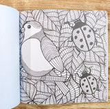 Nature Doodle Coloring Book : Tear Out Sheets Coloring Book for Children