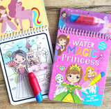 Water Magic Princess- With Water Pen - Use over and over again Spiral-bound – Coloring Book