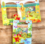 Die Cut Window Board Book - In the Dinosaurs World for Kids