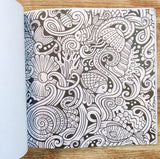 Nature Doodle Coloring Book : Tear Out Sheets Coloring Book for Children