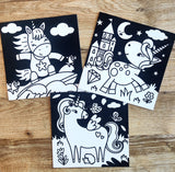 Velvet Art Set (Unicorn) With 10 Free Sketch Pens