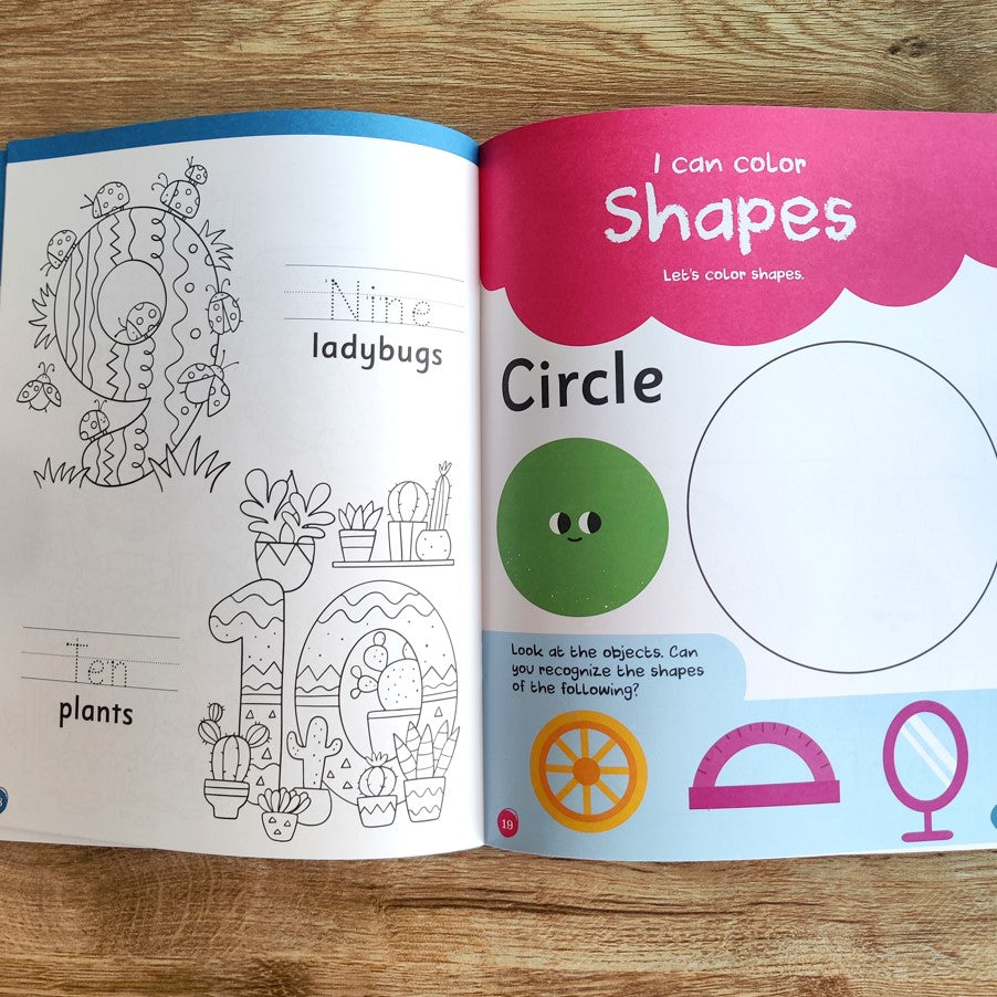 I Can Color R I Can Color: Letters, Numbers and Shapes (Penguin Early Learning Series ...