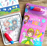 Water Magic Princess- With Water Pen - Use over and over again Spiral-bound – Coloring Book