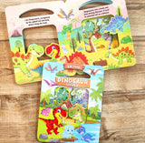 Die Cut Window Board Book - In the Dinosaurs World for Kids