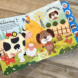 Farm Animals Sound Book for Kids - 5 Click Buttons, Baby Learning & Intelligence Fun Colorful Board Book - Ages 1+