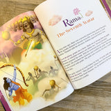 Dashavatar Stories: 10 Illustrated Stories of Lord Vishnu's Avatars for Children