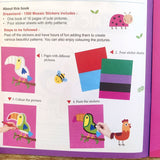 1500 Mosaic Stickers Book 2 with Colouring Fun - Sticker Book for Kids Age 4 - 8 years