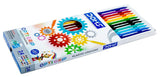 DOMS Optigrip Plastic Crayons - 24 Shades