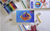 DOMS Optigrip Plastic Crayons - 24 Shades