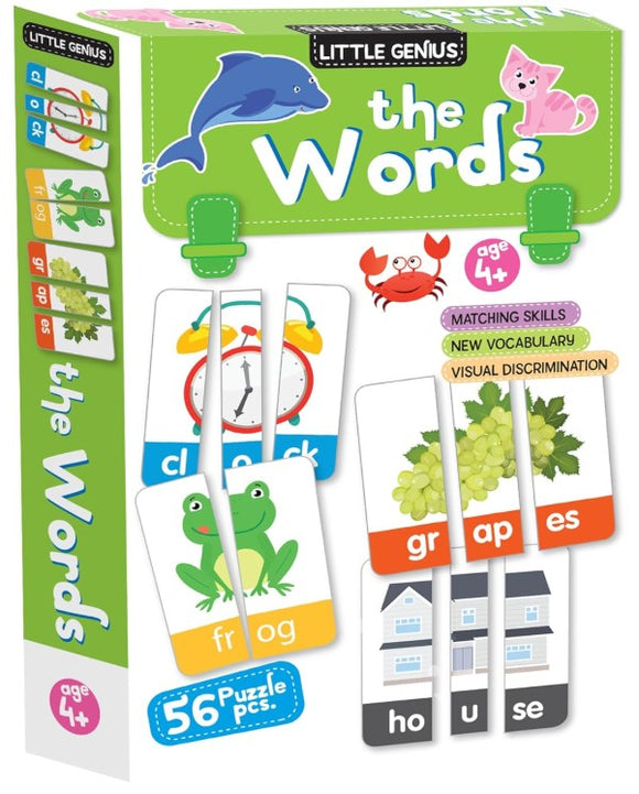Little Genius - The Words (56 puzzle pieces)