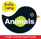 Hello Baby: Animals: A High-Contrast Board Book (priddy books)