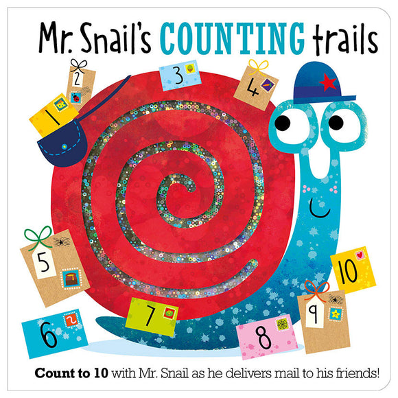 Mr. Snail's Counting Trails (Board Book)