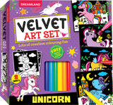 Velvet Art Set (Unicorn) With 10 Free Sketch Pens