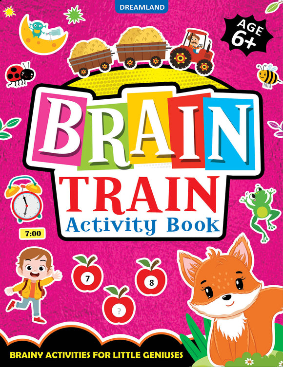 Brain Train Activity Book for Kids Age 6+