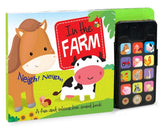 In the Farm - Sound Board Book with Mobile Sound Gadget (12 different animal sounds)