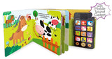In the Farm - Sound Board Book with Mobile Sound Gadget (12 different animal sounds)