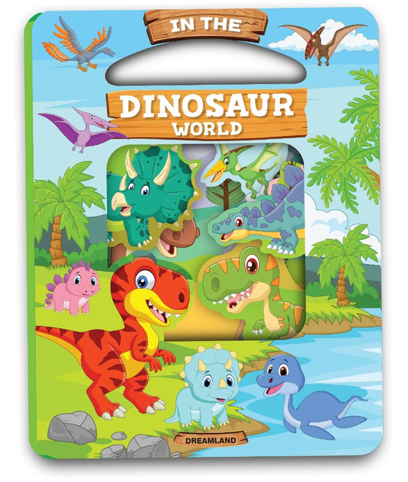 Die Cut Window Board Book - In the Dinosaurs World for Kids