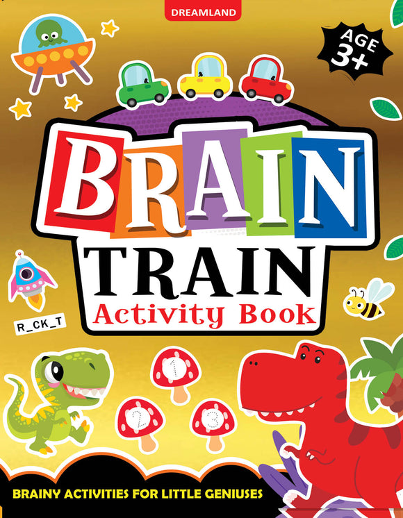 Brain Train Activity Book for Kids Age 3+