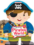 Step into the Pirates World - Activity and Colouring Fun Book for Age 4+