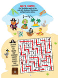 Step into the Pirates World - Activity and Colouring Fun Book for Age 4+