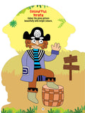 Step into the Pirates World - Activity and Colouring Fun Book for Age 4+