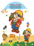 Step into the Pirates World - Activity and Colouring Fun Book for Age 4+