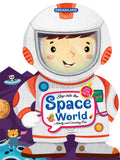 Step into the Space World - Activity and Colouring Fun Book for Age 4+