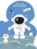 Step into the Space World - Activity and Colouring Fun Book for Age 4+