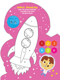 Step into the Space World - Activity and Colouring Fun Book for Age 4+