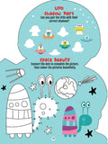 Step into the Space World - Activity and Colouring Fun Book for Age 4+
