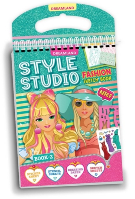Style Studio Fashion Sketch Activity Book 2