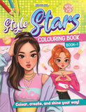 Style Stars Fashion Colouring Book | Fun and Trendy Illustrations to Color
