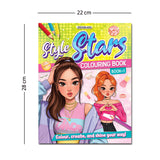 Style Stars Fashion Colouring Book | Fun and Trendy Illustrations to Color