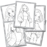Style Stars Fashion Colouring Book | Fun and Trendy Illustrations to Color